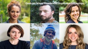 pictures of the 2021 Graduate School Presidential Dissertation Fellows