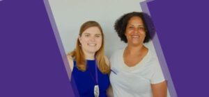 Mia Hoffman and Joy Williamson-Lott.